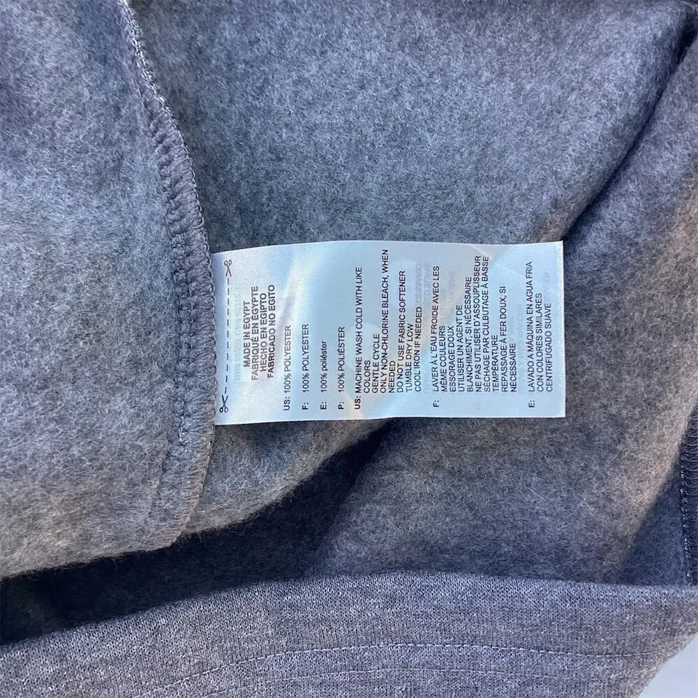 Adidas Men's Gray Fleece Quarter Zip Pullover Top Size‎ L Golf Casual